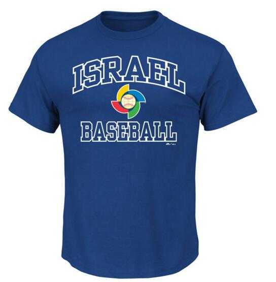 Israel Baseball Majestic 2017 World Baseball Classic Heart & Soul T-Shirt Royal,We sell and wholesale Israel Baseball Majestic 2017 World Baseball Classic Heart & Soul T-Shirt Royal on line form chian!